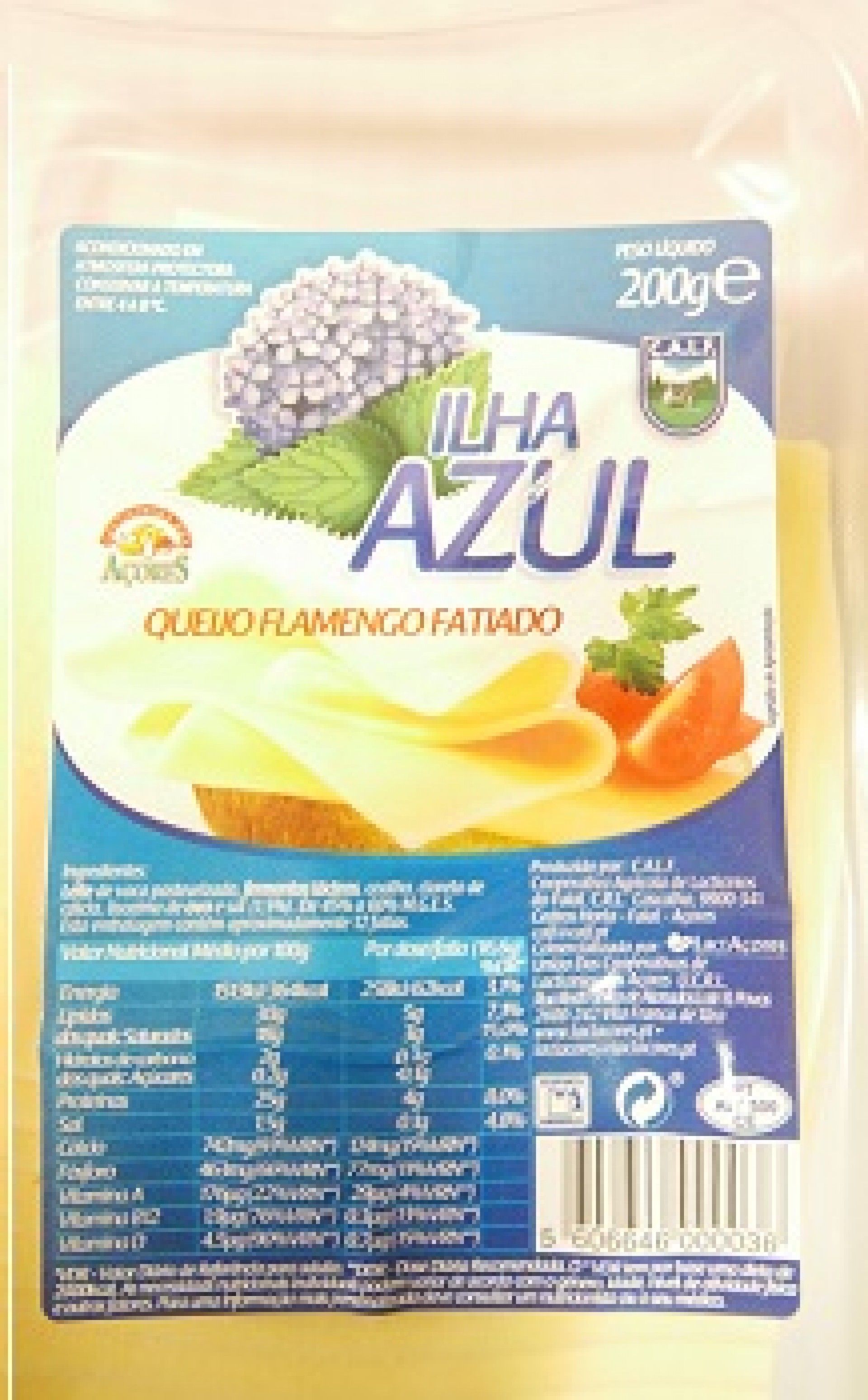 QUEIJO ILHA AZUL FLAMENGO FATIADO 200GRS (20)