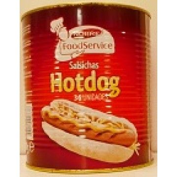 NOBRE Salsichas Hot Dog Frasco 4 un, SALSICHAS