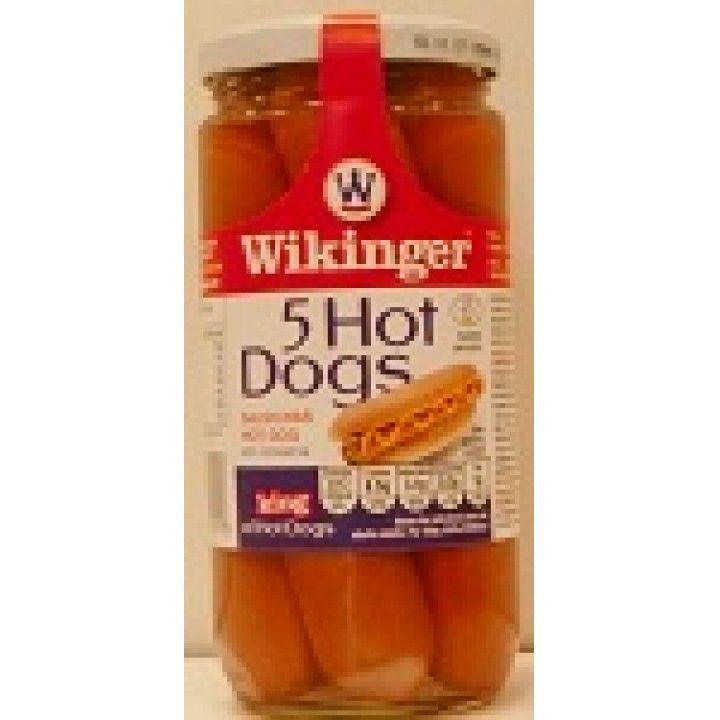 SALSICHAS WIKINGER HOT DOG FRASCO ( 5 ) 250 GRS. ( 2004 ) SALSICHAS WIKINGER HOT DOG FRASCO ( 5 ) 250 GRS. ( 2004 )