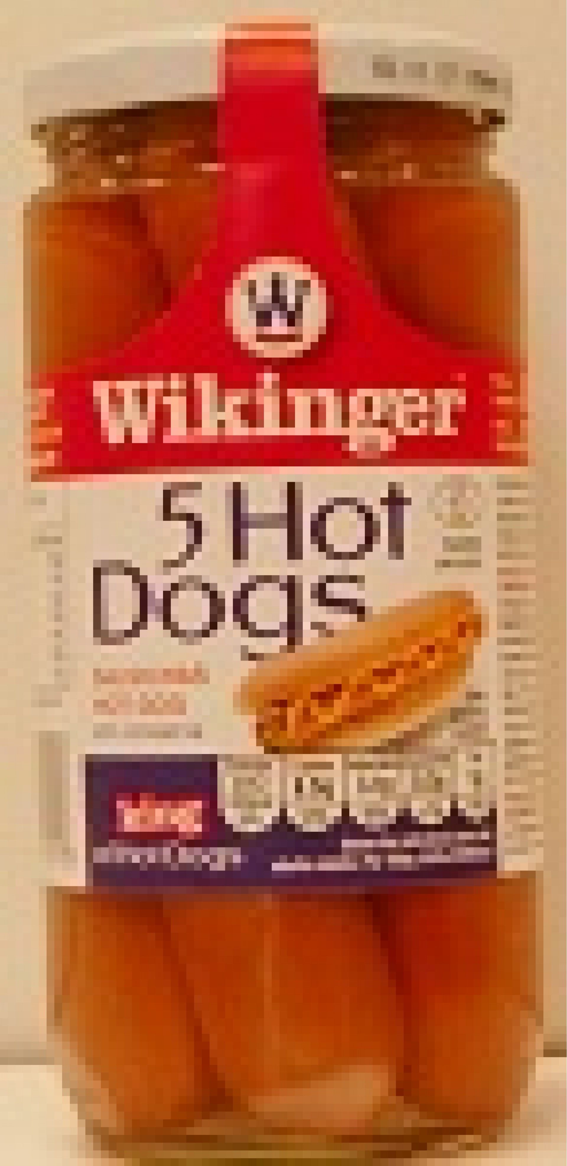 SALSICHAS WIKINGER HOT DOG FRASCO ( 5 ) 250 GRS. ( 2004 )