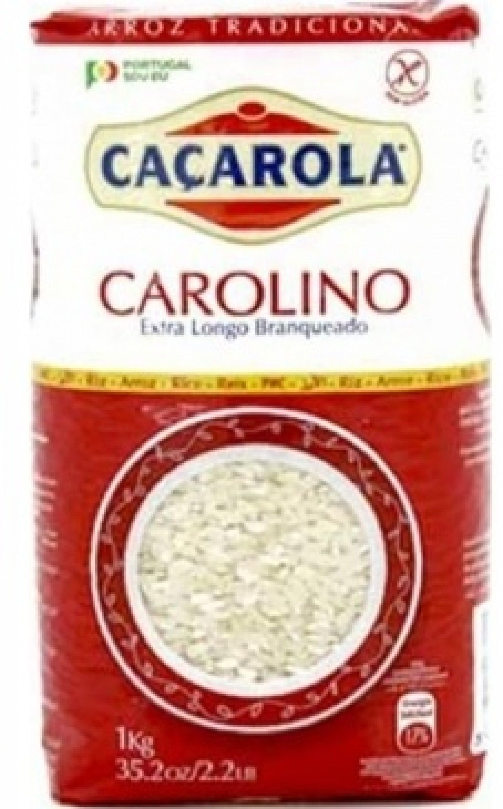 ARROZ CACAROLA EXTRA LONGO CAROLINO KG (10)#