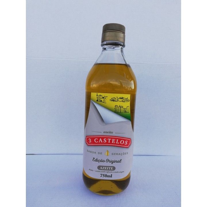 AZEITE 3 CASTELOS ORIGINAL 1 VIDRO 0.75L (12)#