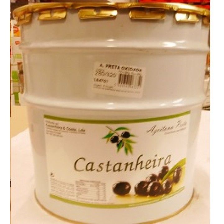 AZEITONA C.C PRETA 230/260 LATA 5KG AZEITONA C.C PRETA 230/260 LATA 5KG