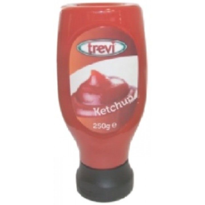KETCHUP TREVI TOP DOWN 250GRS (6) KETCHUP TREVI TOP DOWN 250GRS (6)