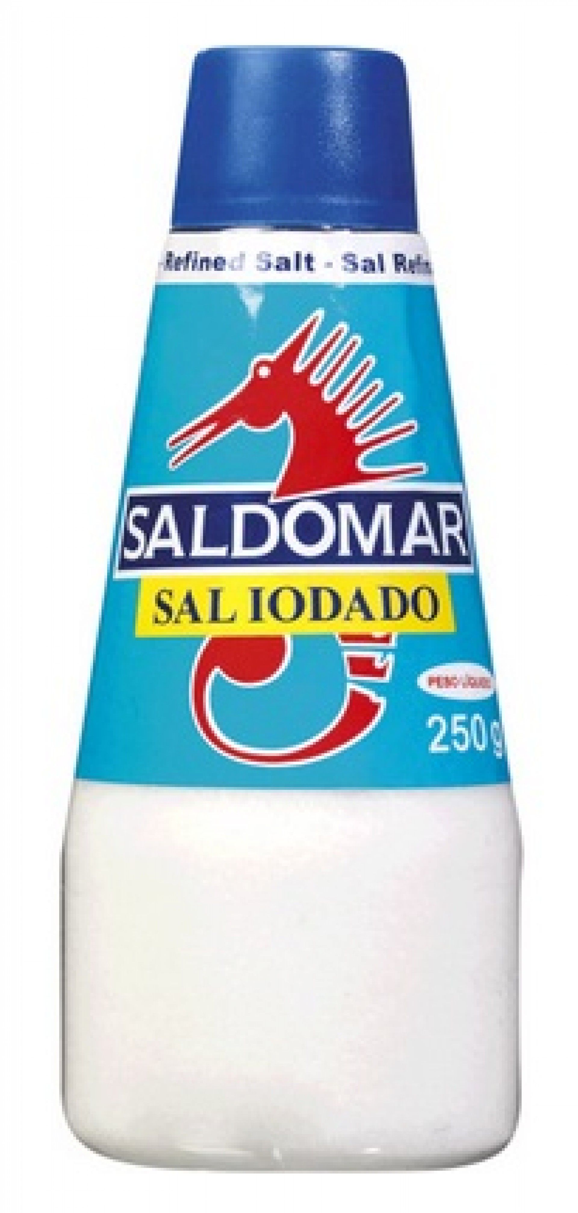 SAL IODADO REFINADO SALDOMAR FRASCO PET 250G (12)