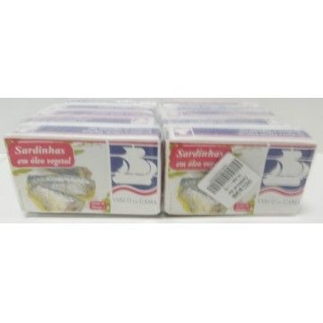 SARDINHAS VASCO GAMA OLEO 1/4 (10)# SARDINHAS VASCO GAMA OLEO 1/4 (10)#