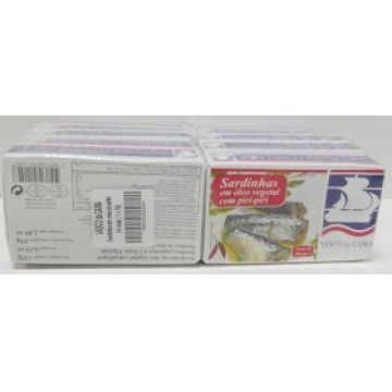 SARDINHAS VASCO GAMA OLEO PICANTE 1/4 (10)# SARDINHAS VASCO GAMA OLEO PICANTE 1/4 (10)#