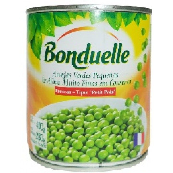 ERVILHA BONDUELLE FINA LATA 400GRS (12)# ERVILHA BONDUELLE FINA LATA 400GRS (12)#