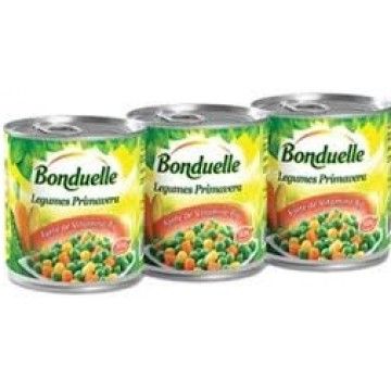 LEGUMES PRIMAVERA (ERV/CEN/MILHO) BONDUELLE 1/4 (24)#