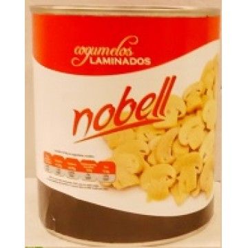 COGUMELOS NOBEL LAMINADOS LATA 1 KG (420 GRS) (12)