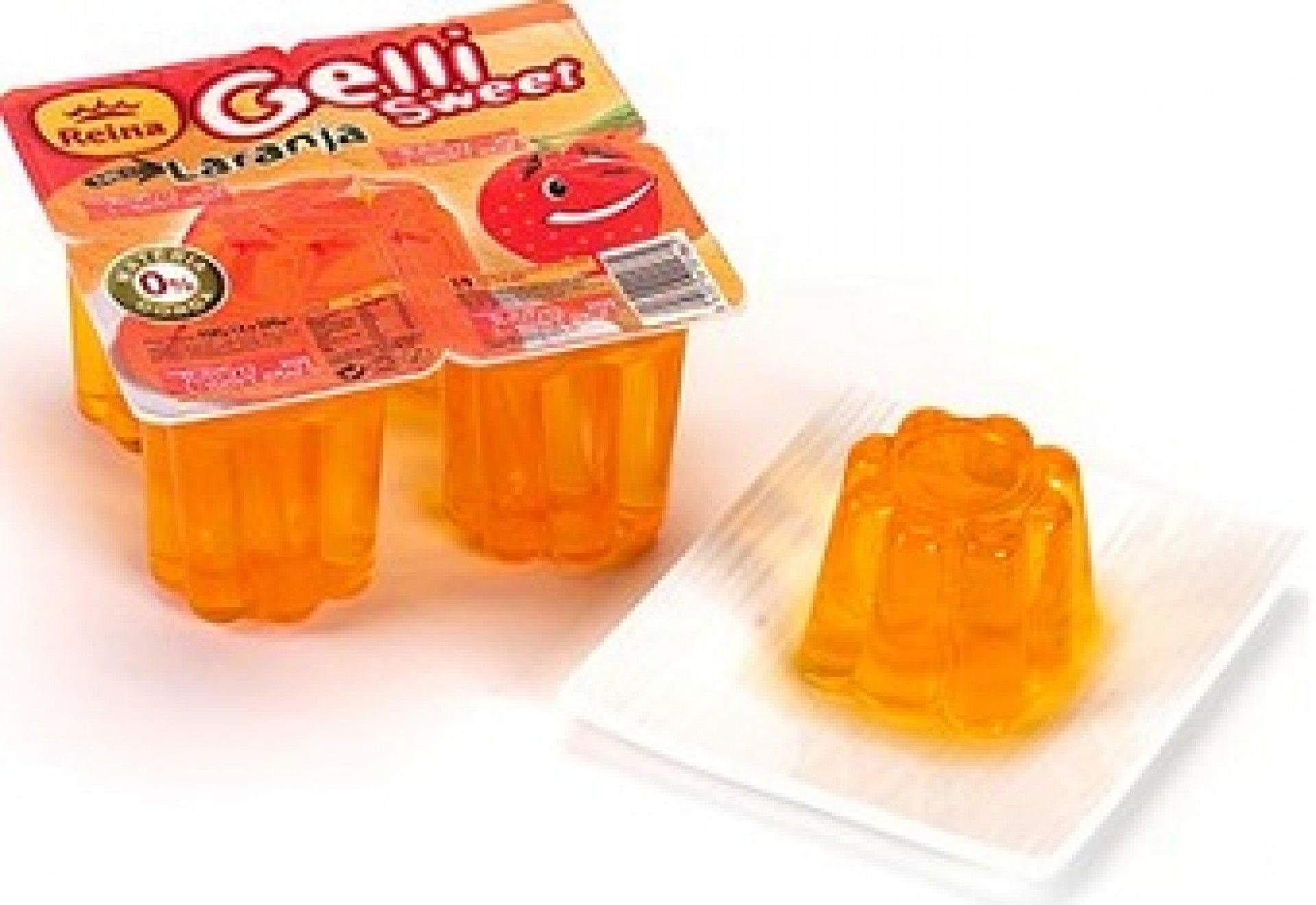 GELATINA GELLI SWEET LARANJA 4X100GRS (12)