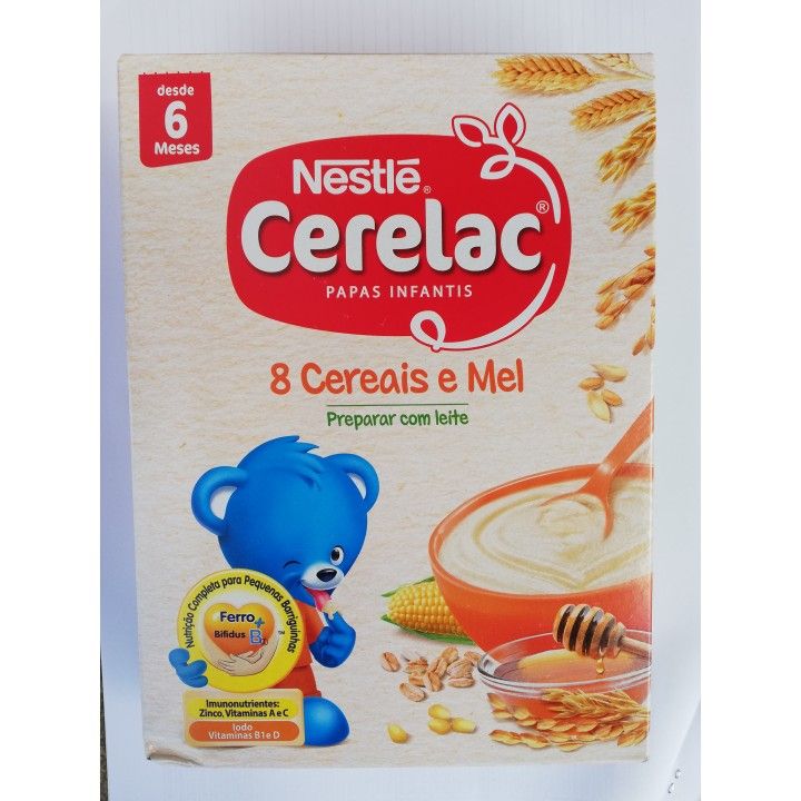 FARINHA CERELAC 8 CEREAIS E MEL NESTLE 250G (9) FARINHA CERELAC 8 CEREAIS E MEL NESTLE 250G (9)