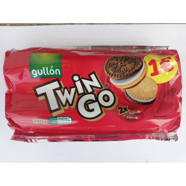 BOLACHA GULLON TWIN GO PACK 2X145GRS (12)# BOLACHA GULLON TWIN GO PACK 2X145GRS (12)#