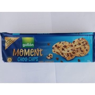 BOLACHA GULLON CHOCO CHIPS NEGRO MOMENT 150G (12)#