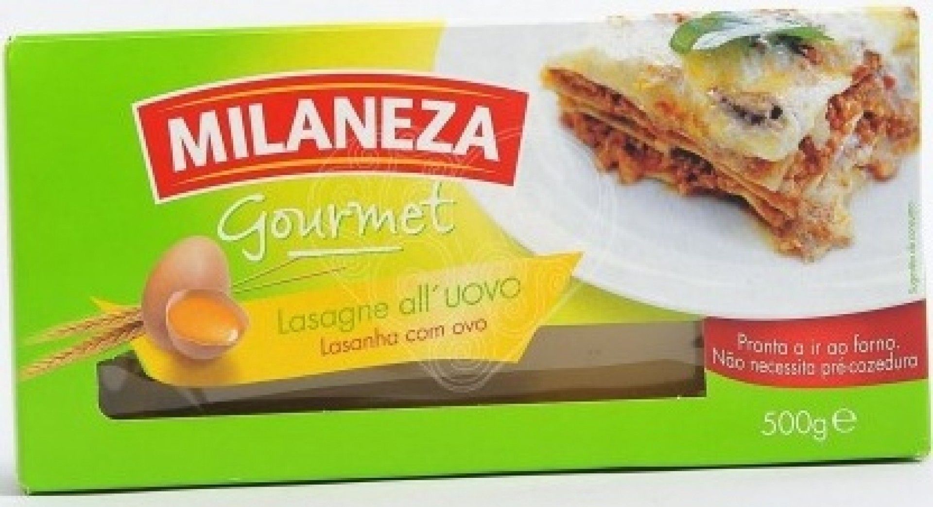 LASANHA MILANEZA BASE OVO 500GRS (10)#