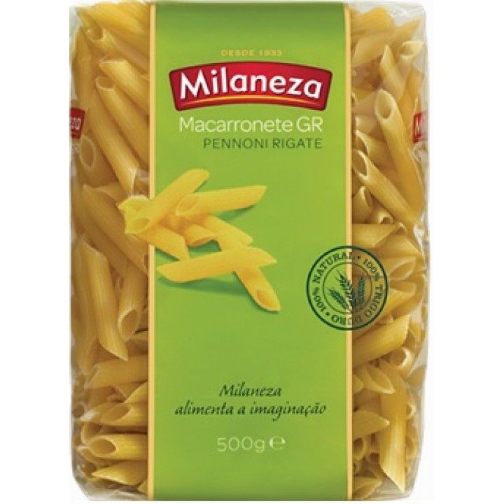 MACARRONETE GROSSO RISCADO MILANEZA 500 GRS (15)# MACARRONETE GROSSO RISCADO MILANEZA 500 GRS (15)#