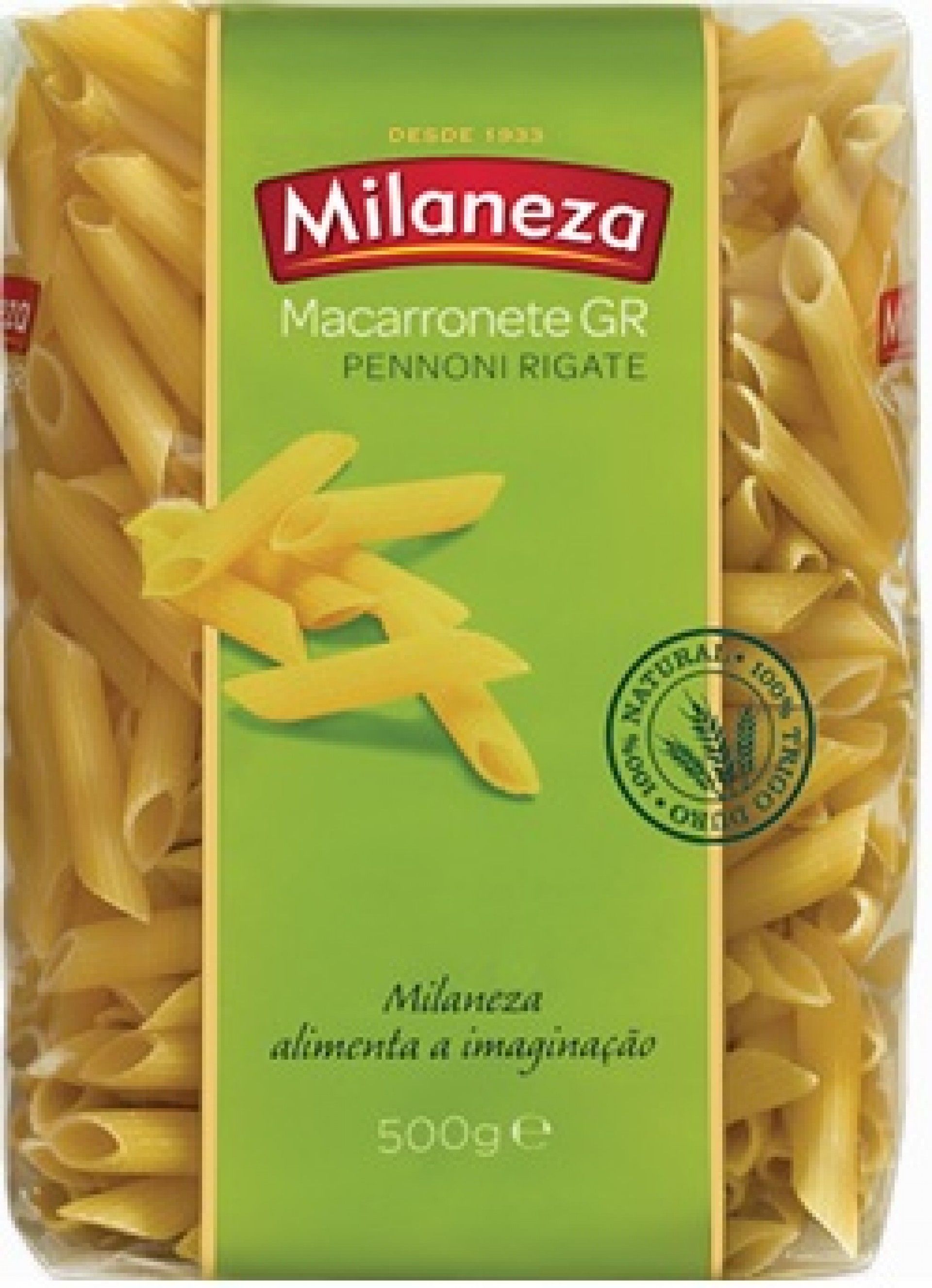 MACARRONETE GROSSO RISCADO MILANEZA 500 GRS (15)#