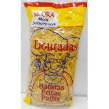 BATATA FRITA DOURADA CASEIRA PALHA 500GRS (16) (104015)#