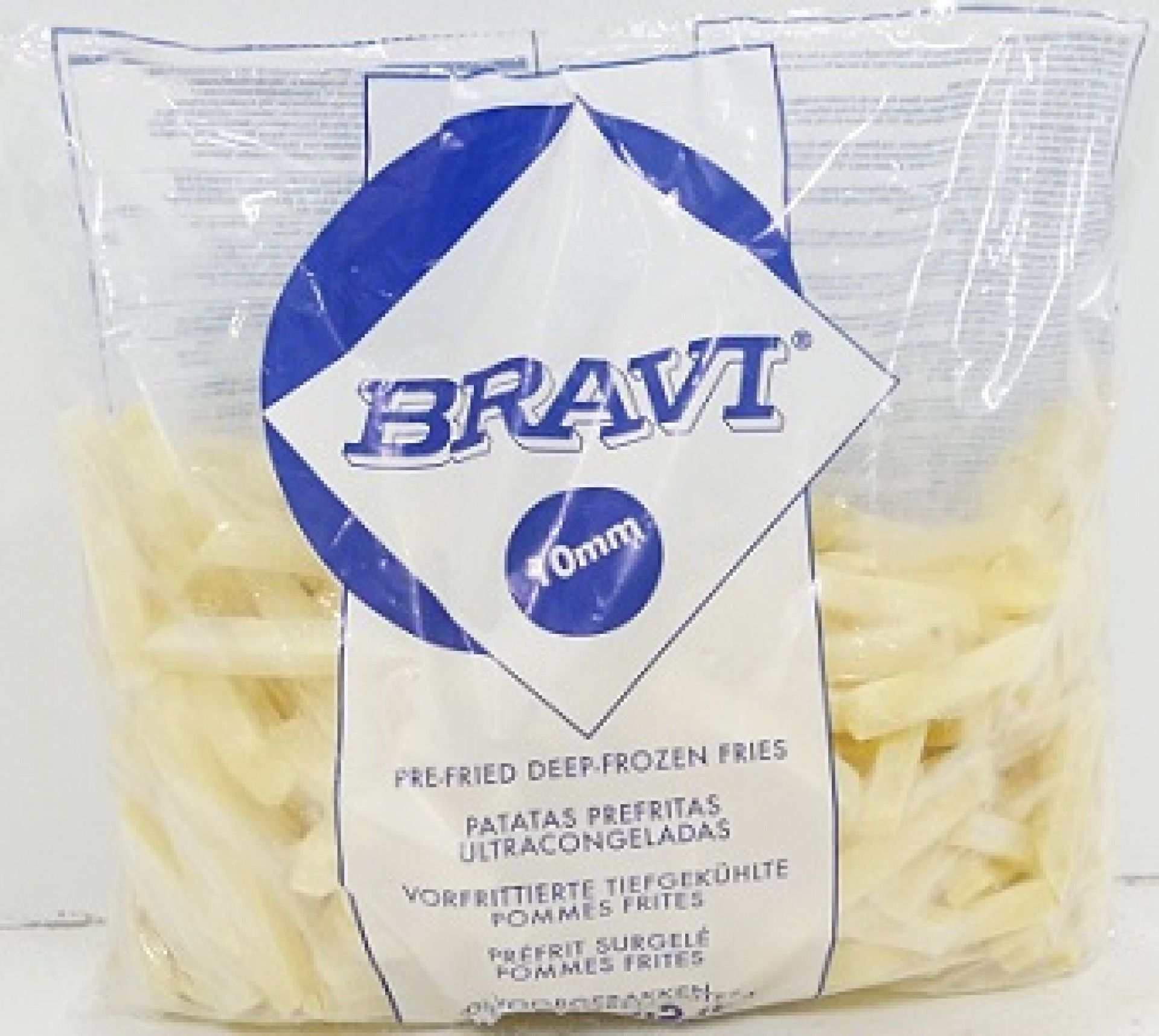 BATATA PRE-FRITA BRAVI 10MM 1KG.