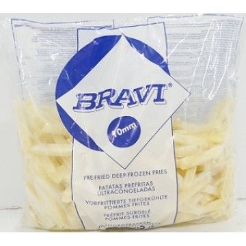 BATATA PRE-FRITA BRAVI 10MM 1KG.