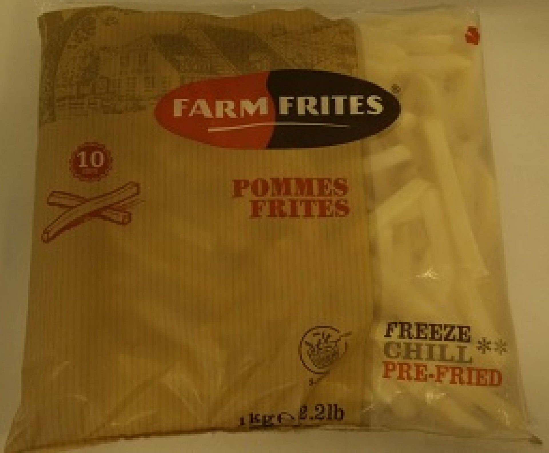 BATATA PRE-FRITA KG.SUPERFARM 10 MM