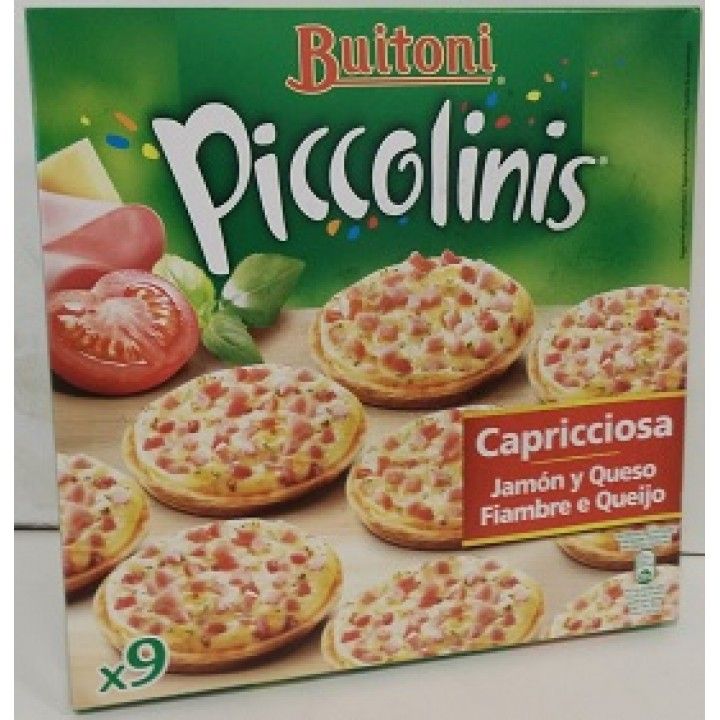 PICCOLINIS QUEIJO/FIAMBRE 270GRS.NESTLE (CAPRICCIOSA)