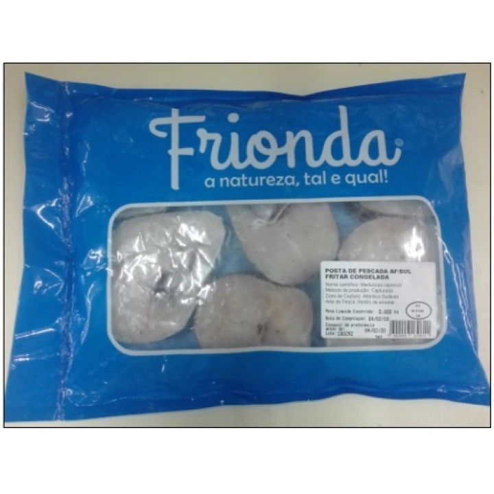 PESCADA A.SUL POSTA FRITAR SC. 600G FRIONDA (10)(13261) PESCADA A.SUL POSTA FRITAR SC. 600G FRIONDA (10)(13261)