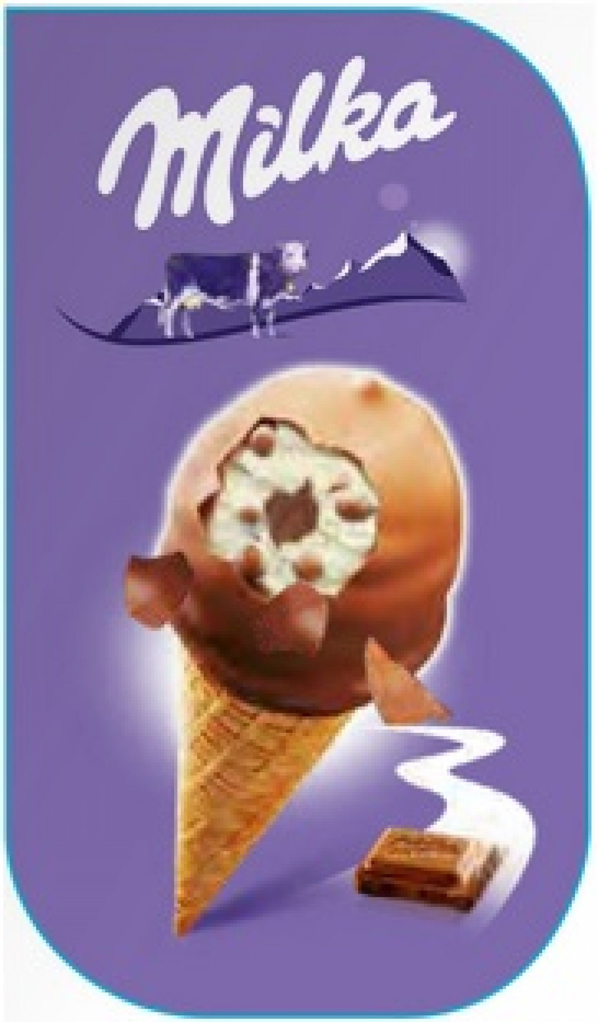 MILKA BALL TOP (CONE) 100ML (20)#