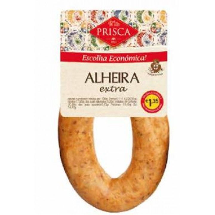 ALHEIRA EXTRA ESC. ECONOMICA C. PRISCA 150G (10) (20740) ALHEIRA EXTRA ESC. ECONOMICA C. PRISCA 150G (10) (20740)