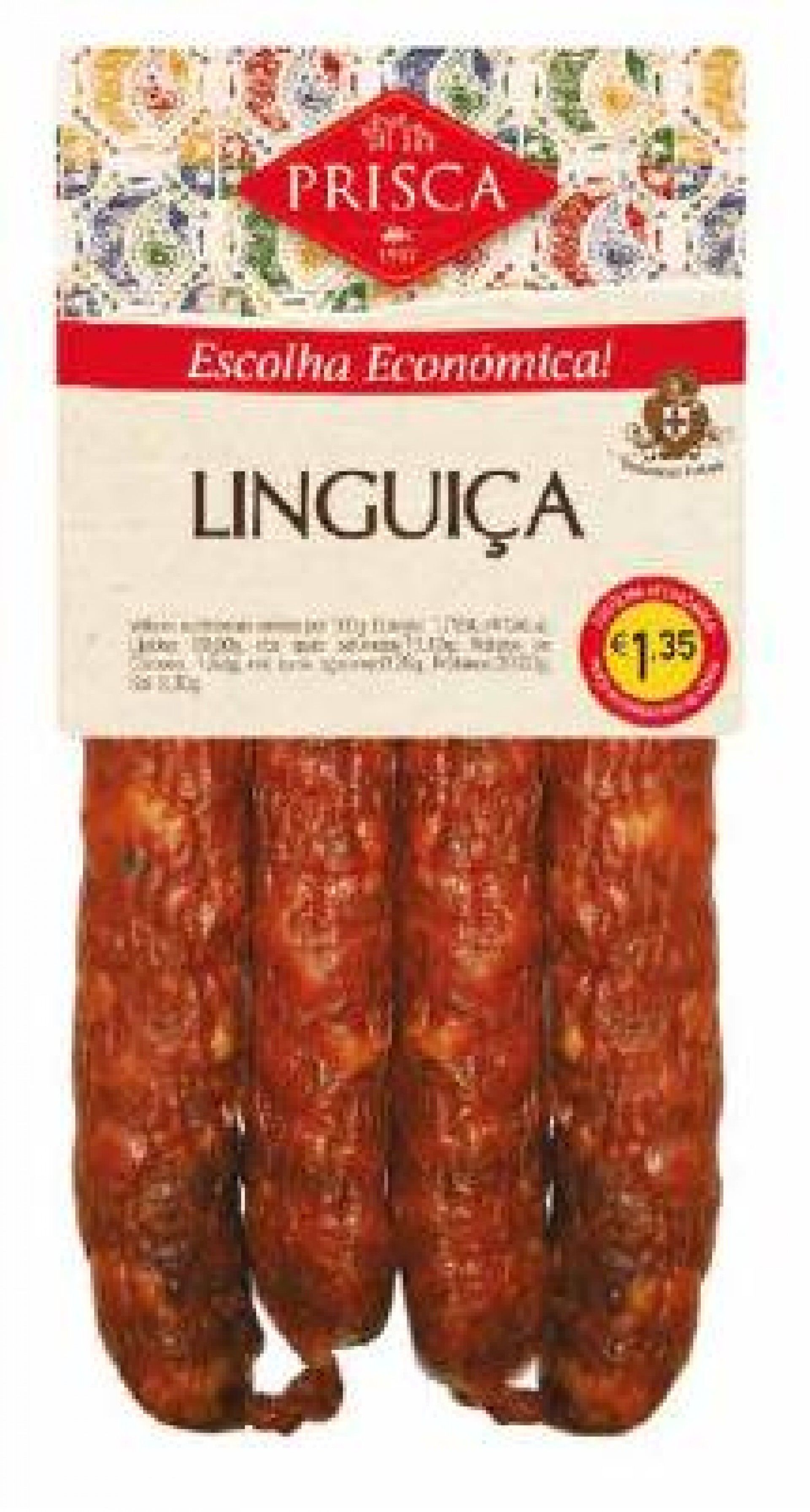 LINGUICA EXTRA ESC. ECONOMICA C.PRISCA 150G (10) (20744)