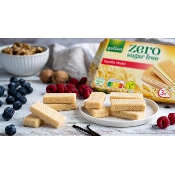 BOLACHA WAFERS BAUNILHA ZERO S/ACUCAR GULLON 180G (12)(6251)