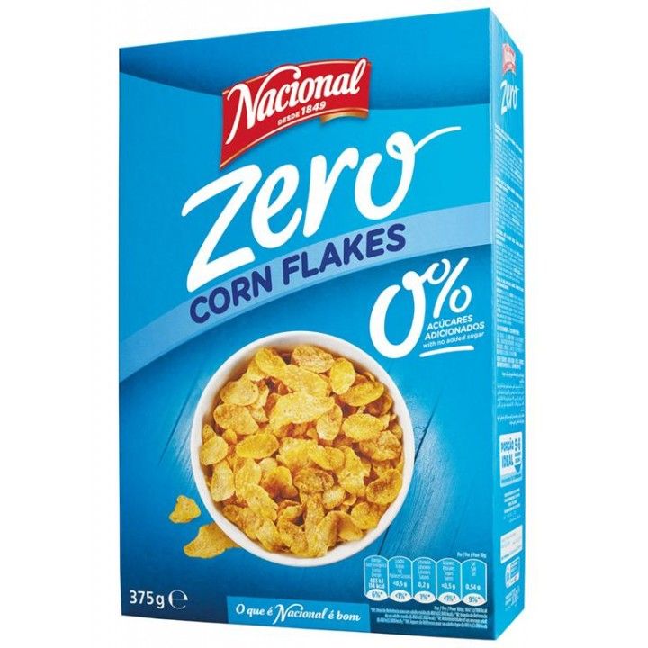 CEREAIS CORN FLAKES NACIONAL ZERO 375G (10) CEREAIS CORN FLAKES NACIONAL ZERO 375G (10)