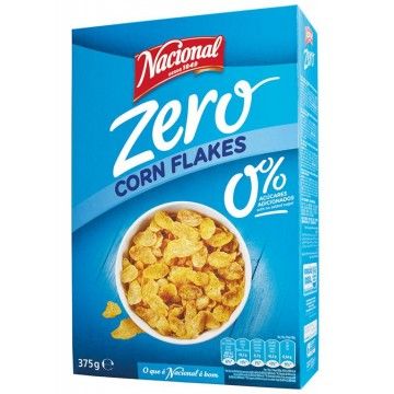 CEREAIS CORN FLAKES NACIONAL ZERO 375G (10)