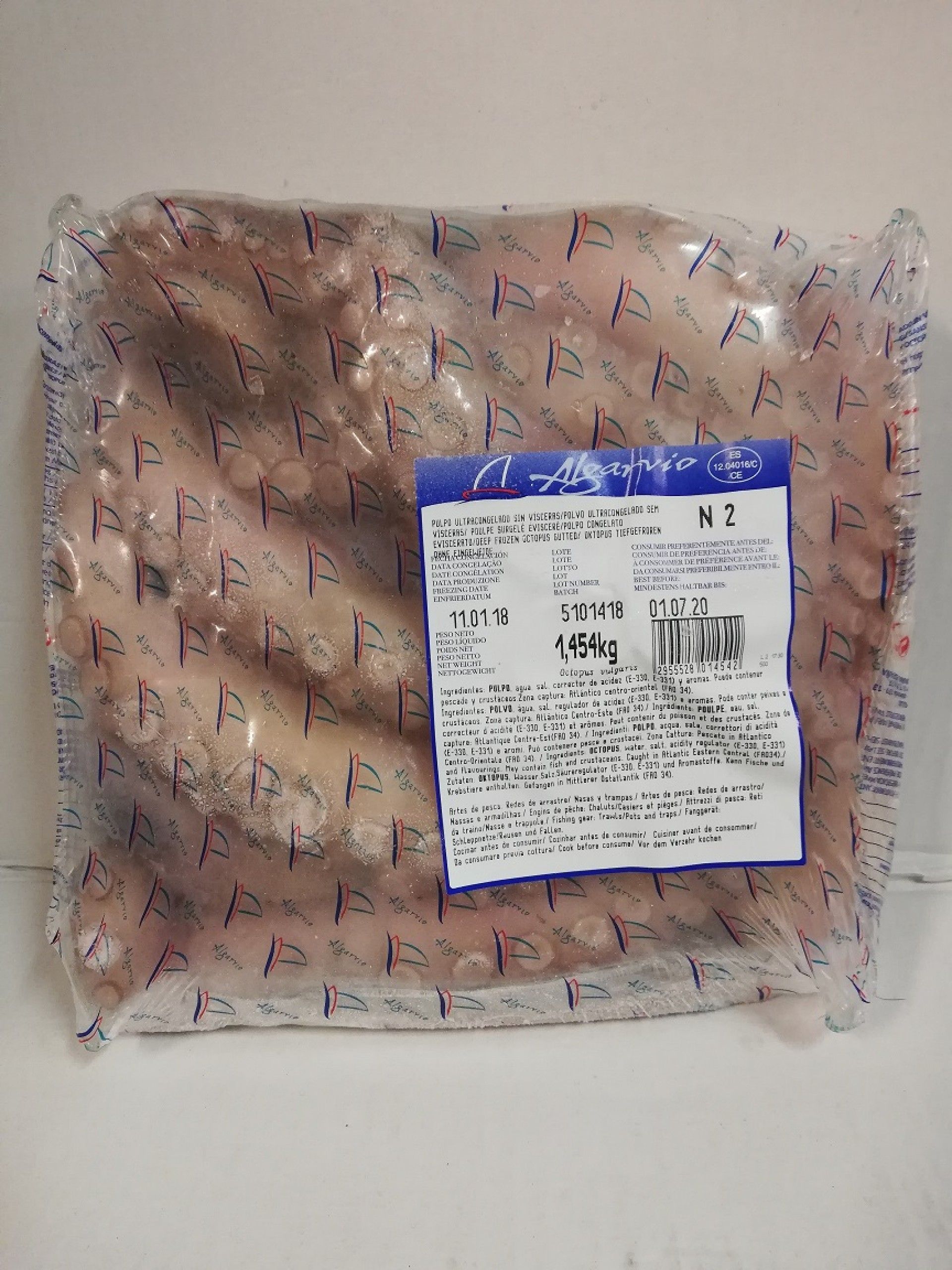 POLVO ALGARVIO N.2 (1-2) KG. (CX.+ - 10 KG)