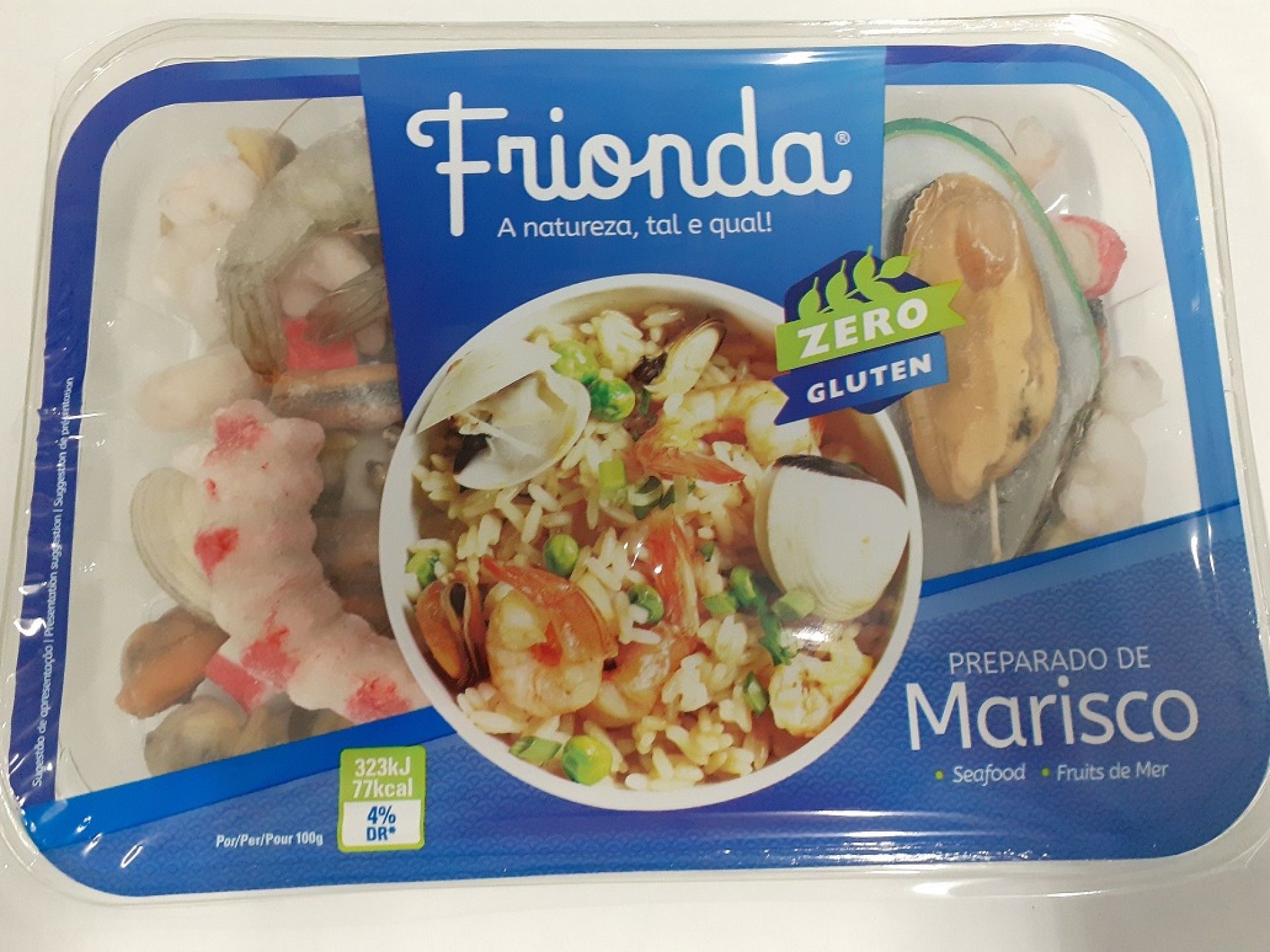 PREPARADO MARISCO S/ GLUTEN CUVETE 400G FRIONDA (10) (14295)