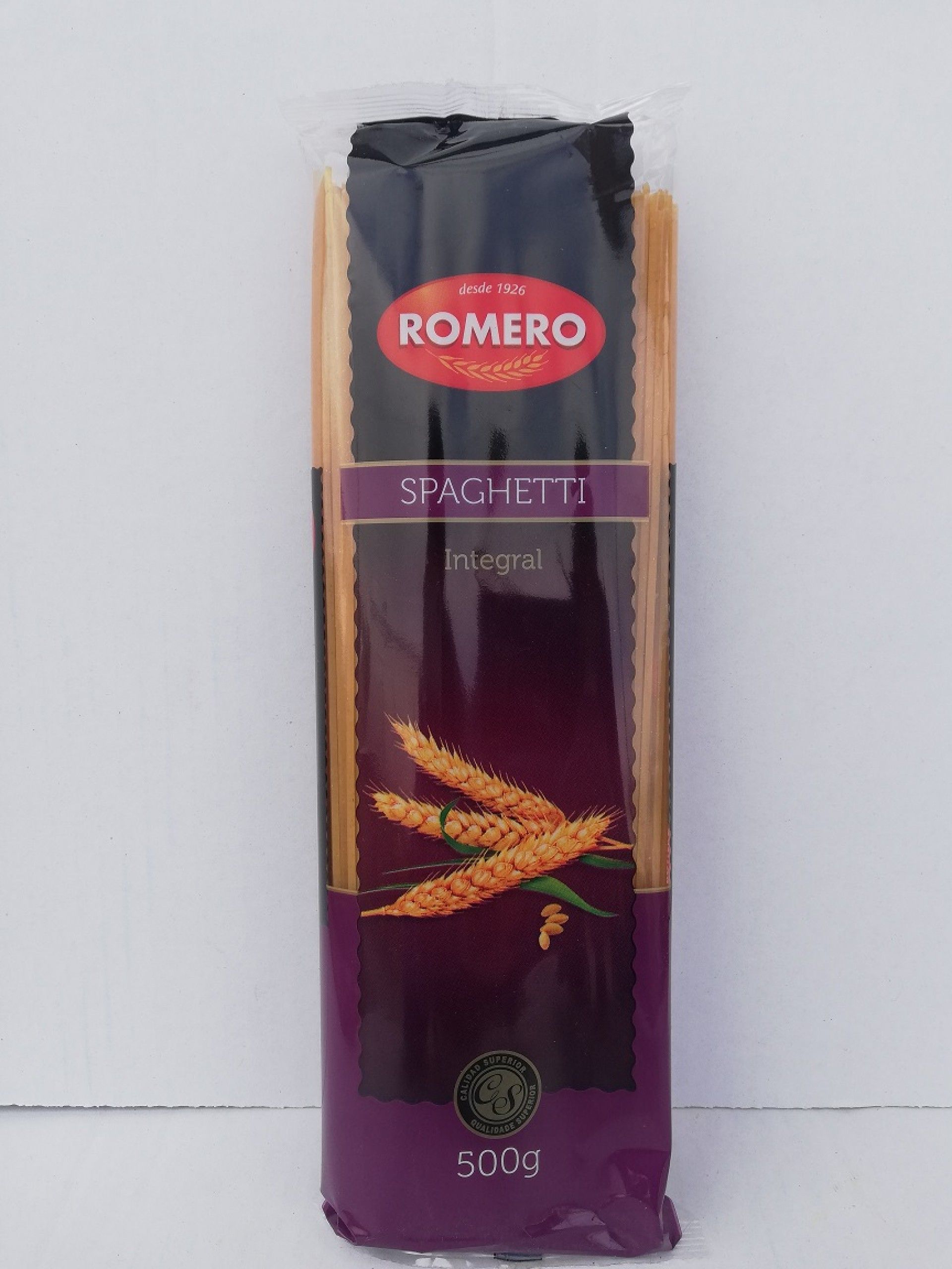 MASSA ESPARGUETE INTEGRAL ROMERO 500G (20)#