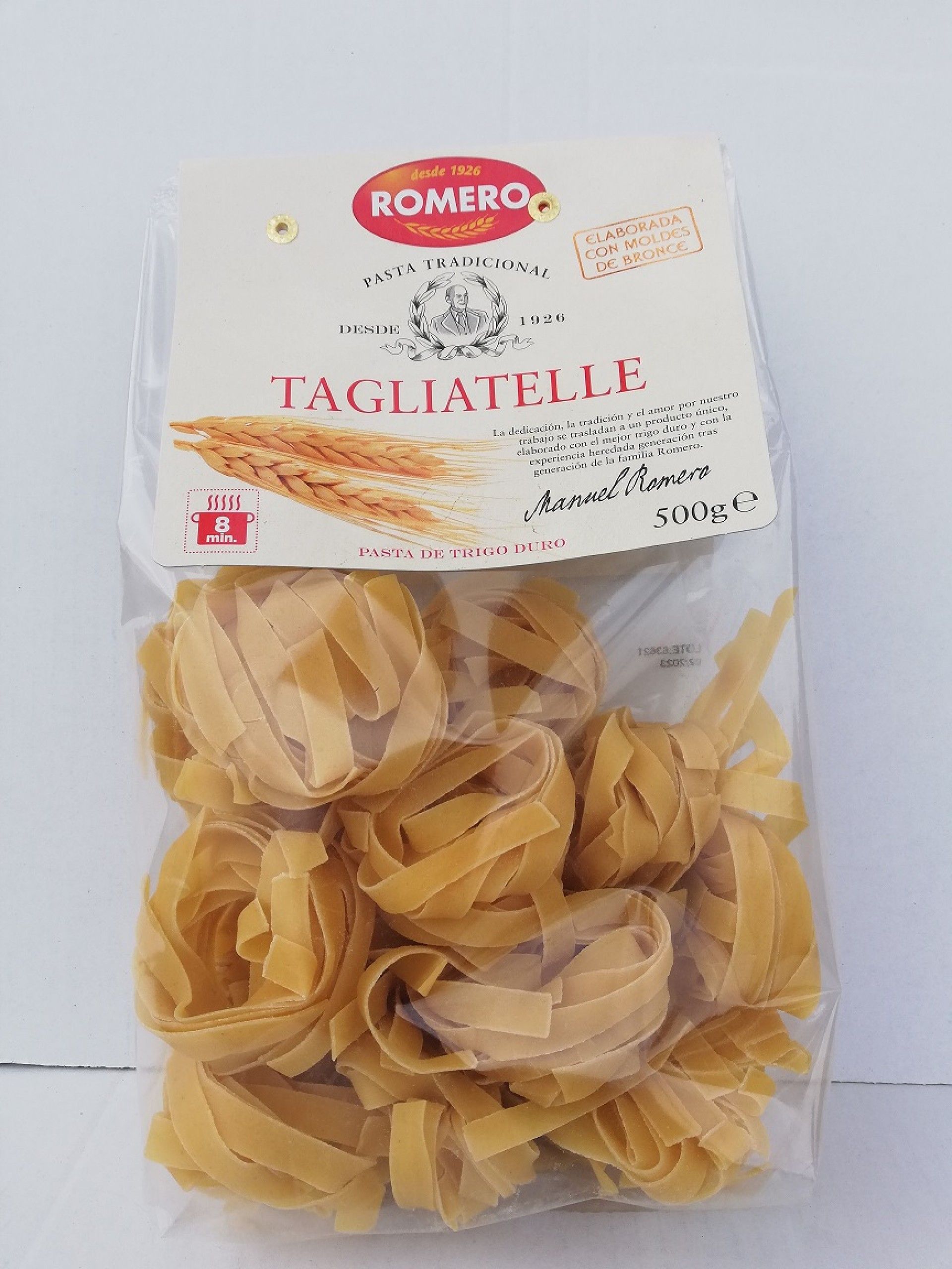 MASSA TAGLIATELLE OVO (NINHO DE OVOS) ROMERO 500G (6)