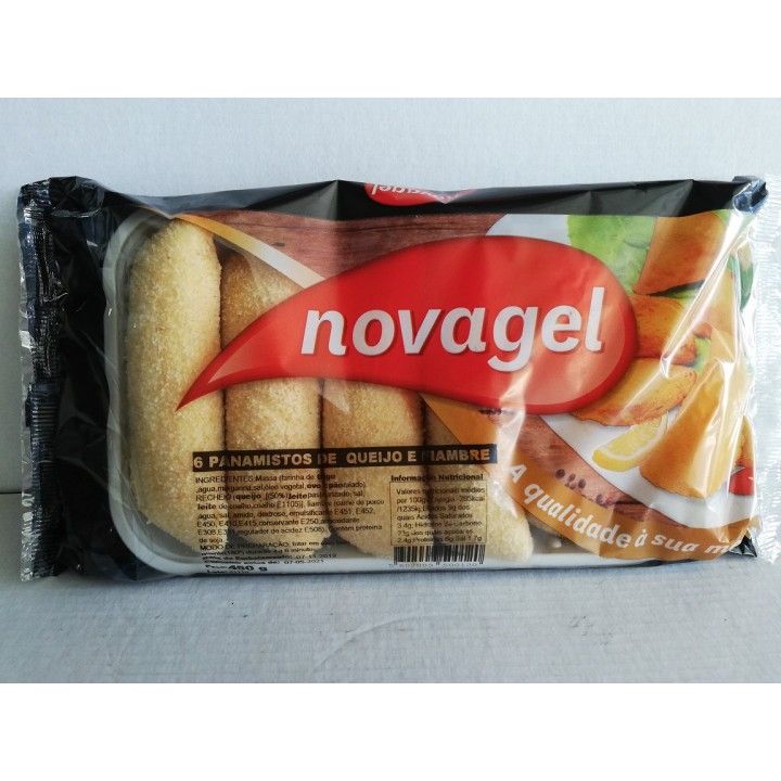 PANAMISTOS QUEIJO/FIAMBRE COVETE (6U) NOVAGEL (10)