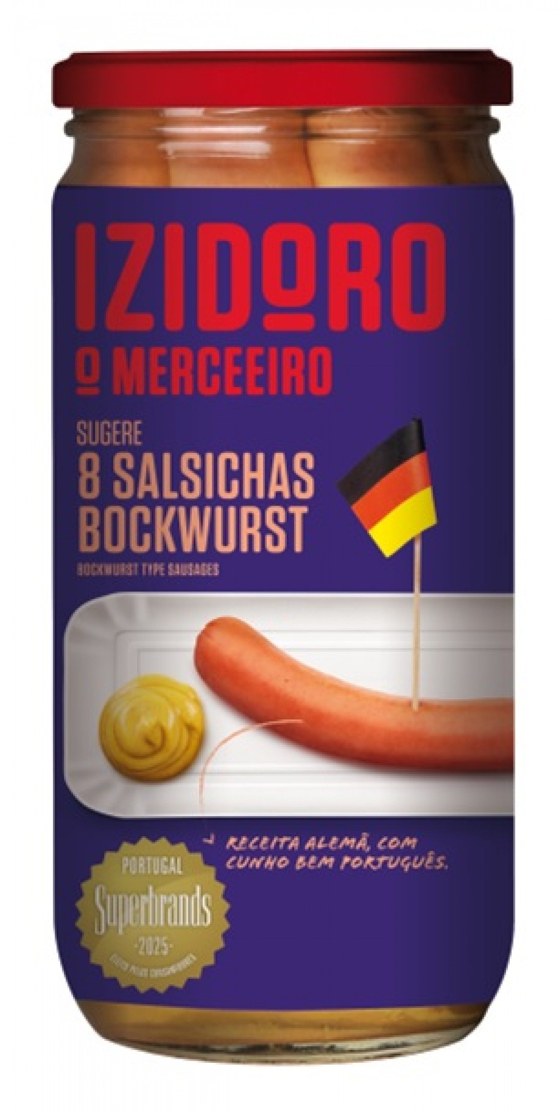 SALSICHAS IZIDORO BOCKW. FRASCO 8 395GRS (6)#