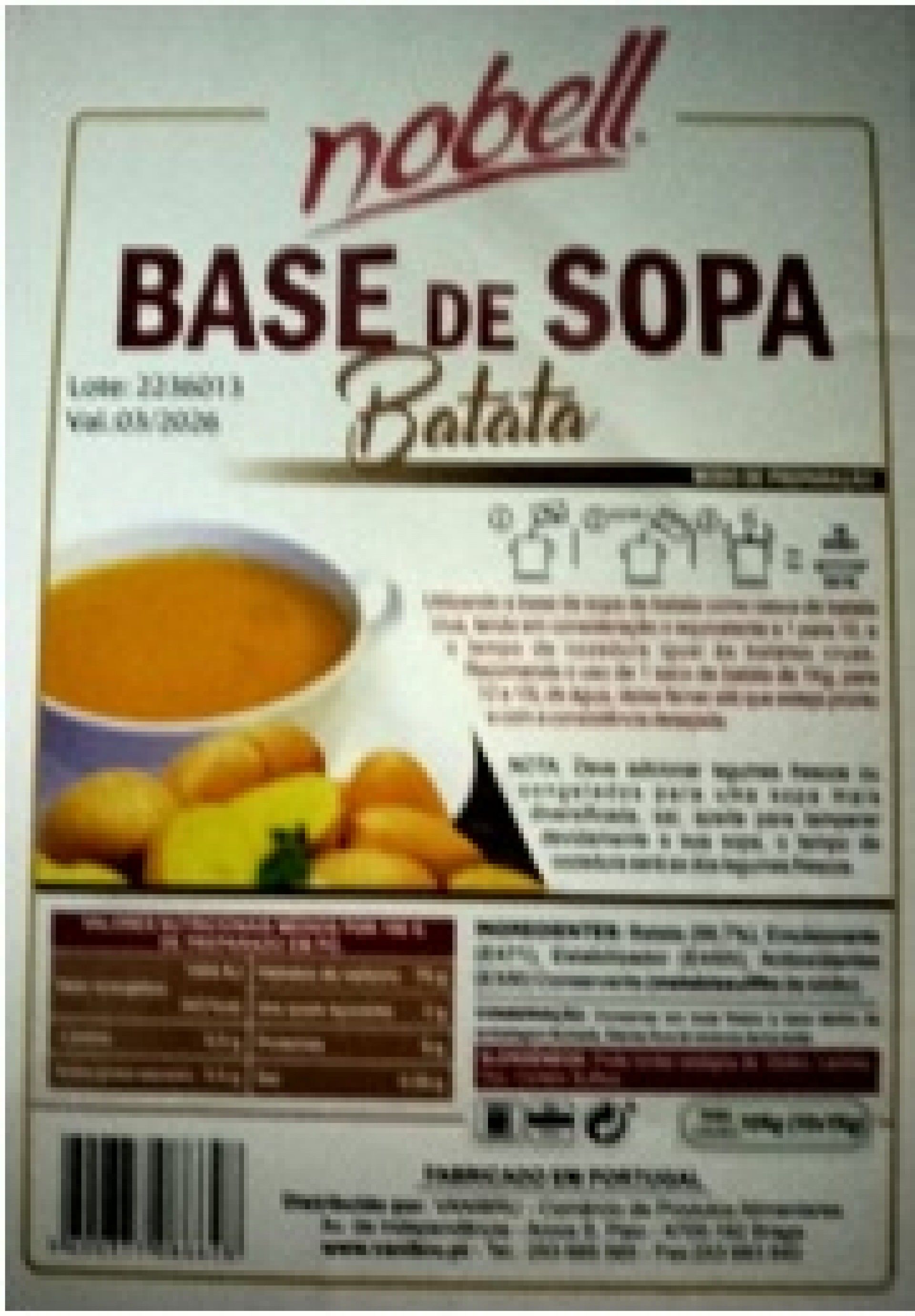 BASE BATATA P/SOPA NOBELL 1KG (10)